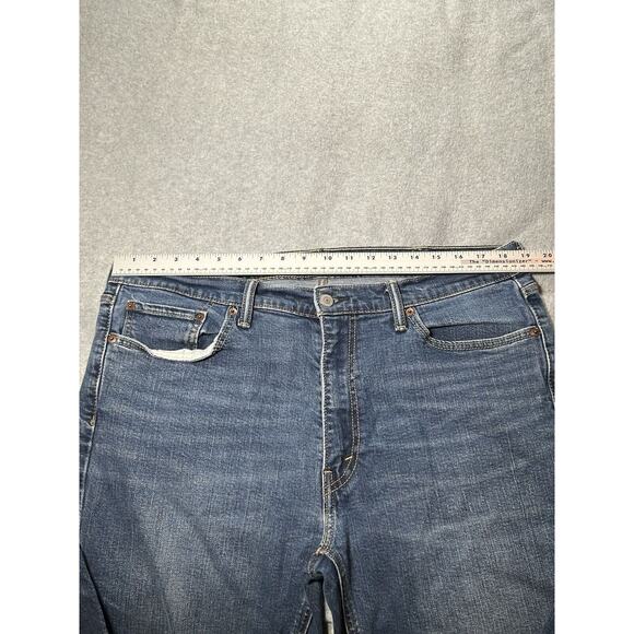 Levi 541 Jeans Mens W38 L32 Blue Denim Slight Taper Relaxed Stretch - Picture 4 of 16